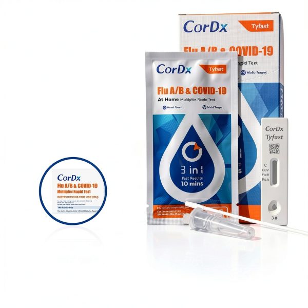 CorDx TyFast Flu A/B & Covid-19 Rapid Test 10‑Min Home Kit-7