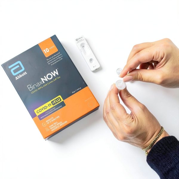 BinaxNOW™ COVID-19/Flu A&B Combo Self Test, Reliable COVID/Flu Home Test With 15 Minute Results, 10 Tests-9