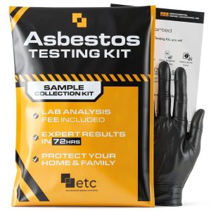 etc Asbestos Home Testing Kit DIY Sample Collection with NVLAP Accredited Lab Fee Included, Asbestos Test Kit, Protect Your Home & Family-0