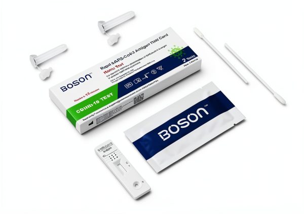 BOSON Rapid SARS-CoV-2 Antigen Test Card 8-Test OTC Kit-1