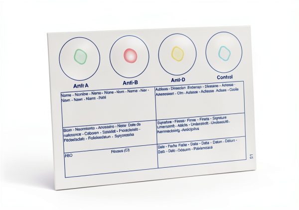 Eldoncard Blood Typing Kit, 2 Test Pack, Know Your Blood Type, Accurate Instant Home Testing, Determine A, O, B, Rhs-D Negative & Positive Groups-3