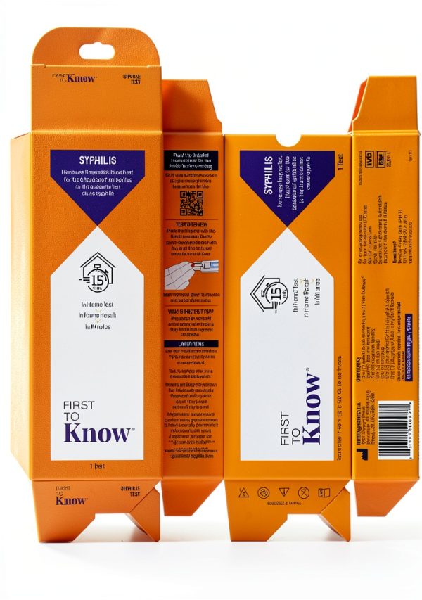 First To Know Syphilis Test Home Fingerstick Kit - 15 Minute Result-6