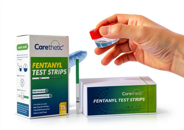 Fentanyl Test Strips 25 Pack - Carethetic High Sensitivity Kit-1