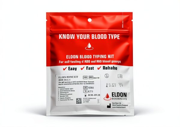 Eldoncard Blood Typing Kit, 2 Test Pack, Know Your Blood Type, Accurate Instant Home Testing, Determine A, O, B, Rhs-D Negative & Positive Groups-9