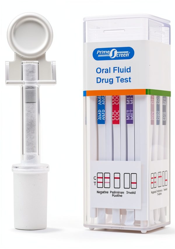 Prime Screen 7‑Panel Oral Saliva Drug Test Kit – 5 Pack, Detects 7-0