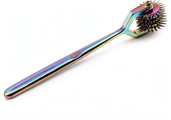 Wartenberg Neuro Pinwheel Stainless Steel 5 Head Diagnostic Instrument Pin Wheel - Multi Color Rainbow-1