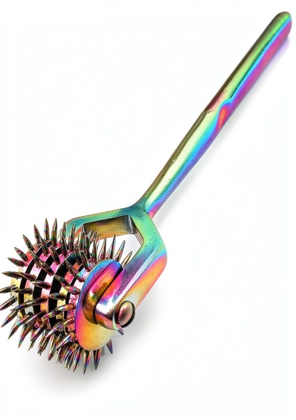 Wartenberg Neuro Pinwheel Stainless Steel 5 Head Diagnostic Instrument Pin Wheel - Multi Color Rainbow-0