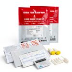 Eldoncard Blood Typing Kit, 2 Test Pack, Know Your Blood Type, Accurate Instant Home Testing, Determine A, O, B, Rhs-D Negative & Positive Groups-0