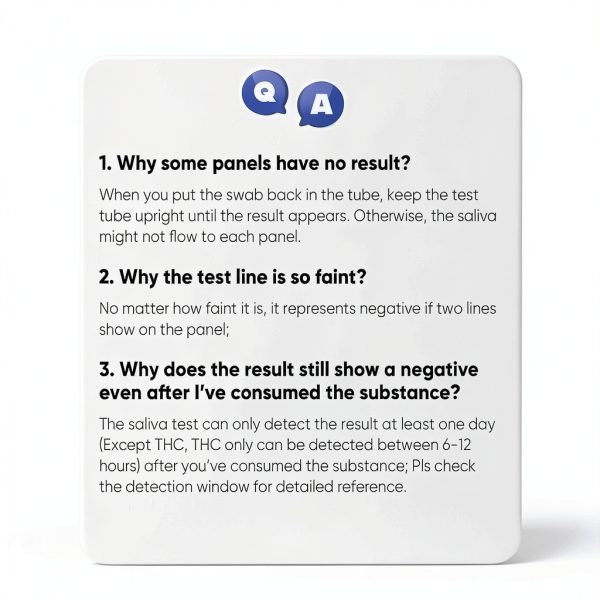 Prime Screen 7‑Panel Oral Saliva Drug Test Kit – 5 Pack, Detects 7-4