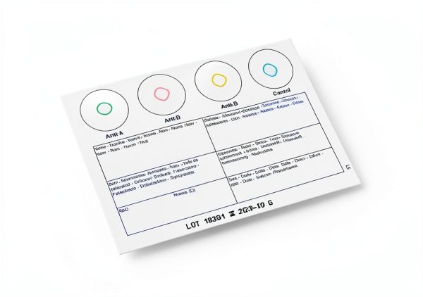 Eldoncard Blood Typing Kit, 2 Test Pack, Know Your Blood Type, Accurate Instant Home Testing, Determine A, O, B, Rhs-D Negative & Positive Groups-10