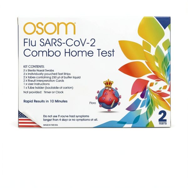 OSOM Covid Flu Test Combo 3 in 1 Rapid Home Test Kit 2 Tests-6