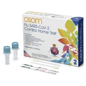 OSOM Covid Flu Test Combo 3 in 1 Rapid Home Test Kit 2 Tests-0